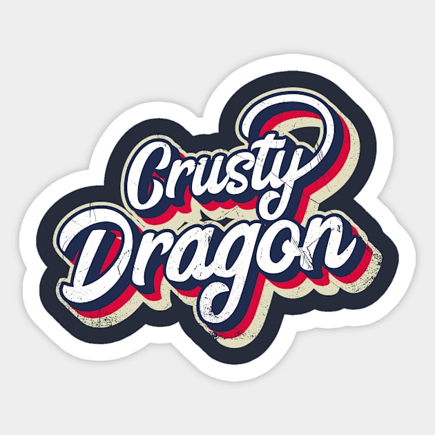 Crusty Dragon (Brit Slang: Booger) Sticker by bluerockproducts